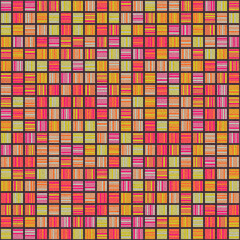 Abstract Geometric Pattern generative computational art illustration