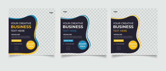Corporate Square Banner For Instagram Post Template