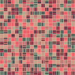 Abstract Geometric Pattern generative computational art illustration