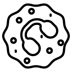 eosinophils line icon