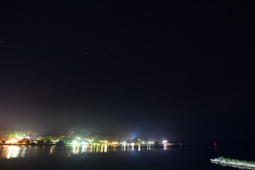 night view of the city