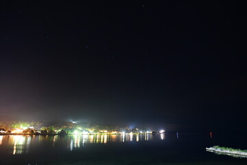 night view of the city