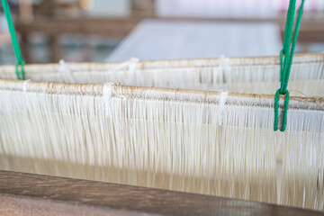 Weaving of cotton from Thailand