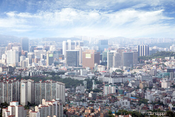 Fototapeta na wymiar Seoul, the beautiful city of Korea 