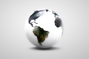 beautiful earth 3d globe
