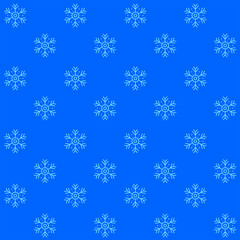 Snowflakes Seamless Pattern - Amazing vector pattern of a snowflake suitable for background, fabric pattern, design asset, halloween, christmas wrapping paper, wallpaper and illustration in general