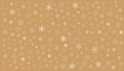 Snowfall. Vector image. Background.