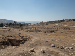 Ciudad romana de Jerash, en Jordania, Oriente Medio, Asia
