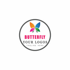 Beauty Butterfly Vector icon design
