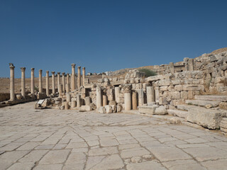 Ciudad romana de Jerash, en Jordania, Oriente Medio, Asia