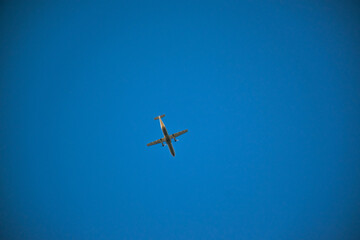 plane in the sky