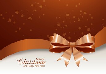Fototapeta na wymiar Christmas holiday card for shiny ribbon background