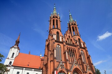 Fototapeta na wymiar Bialystok cathedral in Poland