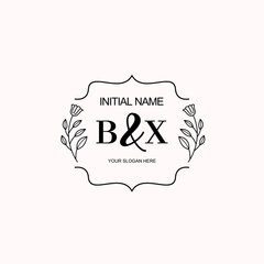 BX Beautiful elegant logos or wedding monograms collection