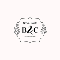 BC Beautiful elegant logos or wedding monograms collection