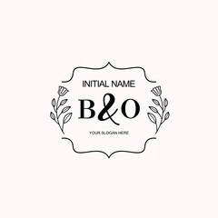BO Beautiful elegant logos or wedding monograms collection