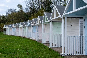 beach huts at the beach