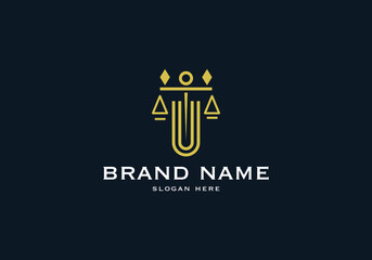 Attorney And law firm Logo design free template