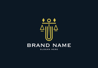 Attorney And law firm Logo design free template