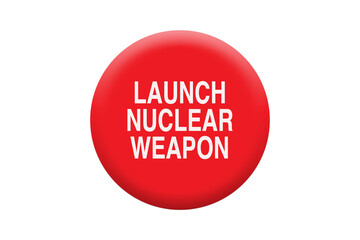 red Launch Nuclear Weapon button with white text on white background
