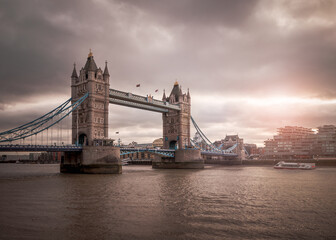 Tower Bridge, London - a winter sunset