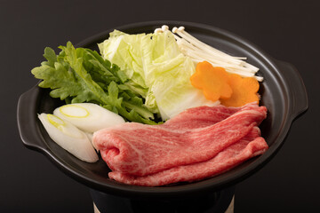 牛すきやき鍋　(一人用)