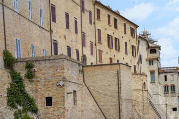 Fototapeta na wymiar Filottrano, historic town in Ancona province