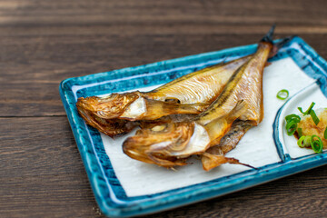 ハタハタ干物の焼き魚