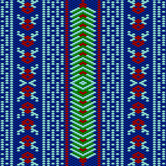 Seamless, New Year, Christmas, winter, festive pixel pattern.