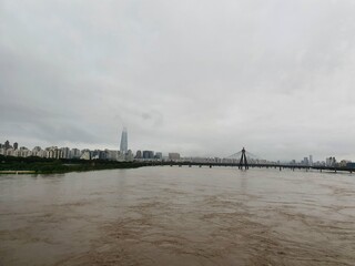 korea Han river flood