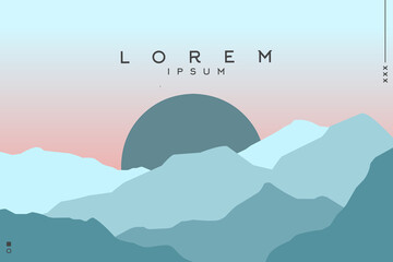 Mountain Abstract Background