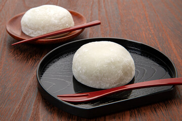 日本の伝統和菓子の酒饅頭