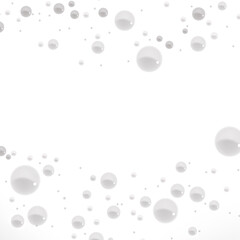 foam background soap detergent vector. hygiene shape. wash tub design. 3d realistic illustration