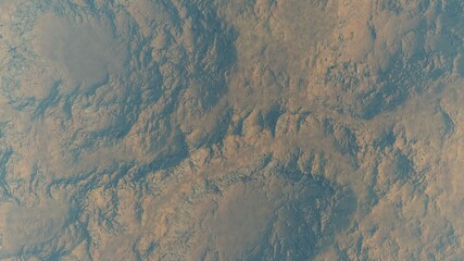 abstract aerial view, abstract cosmic texture, top view of alien planet, texture of th exo planet, abstract texture 3d render