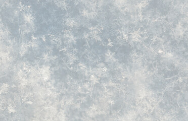 Close up of snowflakes as background.