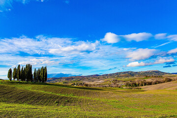 Fototapeta na wymiar The province of Tuscany