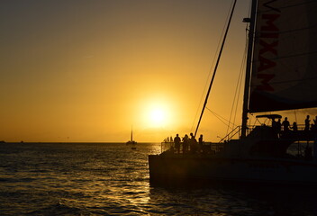 Sonnenuntergang über dem Golf von Mexico, Key West, Florida Keys