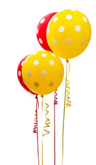 Balloon with polka dots, isolated © ksena32