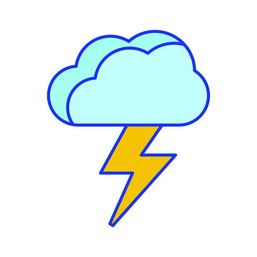 storm weather Vector icon which is suitable for commercial work and easily modify or edit it


