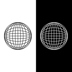 globe logo vector design template