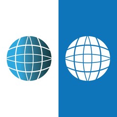 globe logo vector design template