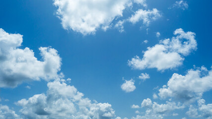 Beautiful Blue Sky with Clouds 