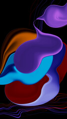 Abstract modern shape and color design background, Gradient colorful abstract background	