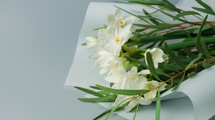 bouquet of white flowers