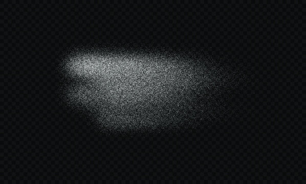 Sugar Powder, Salt Vector Texture. Flour Isolated On Black Transparent Background. White Sugar Particles. Vector Flour Illustration. Snow Element Isolated On Black. Salt.