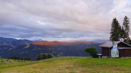 Fototapeta na wymiar Morzine