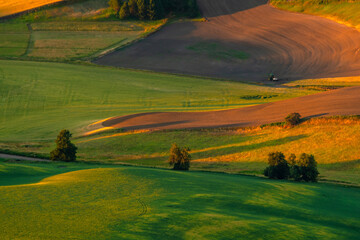 View of Steptoe Butte in the Palouse region, Washington state USA