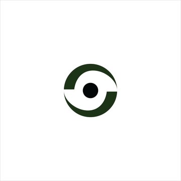 eye logo vector modern template