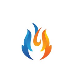 Fire flame  icon vector illustration design