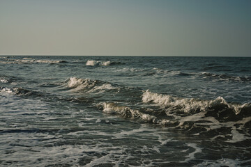 Waves beach sand landscape ocean summer travel